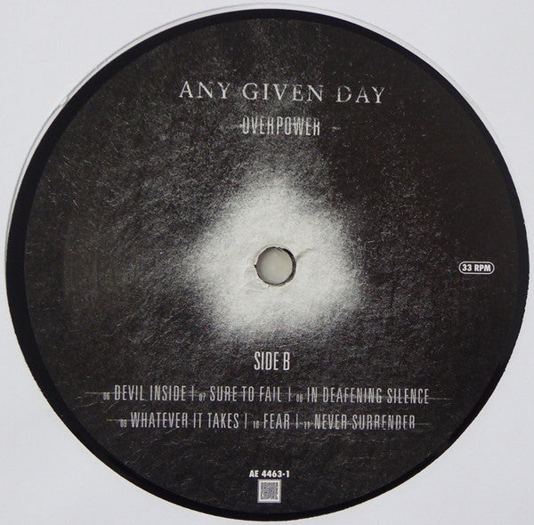Any Given Day (2) : Overpower (LP, Album)