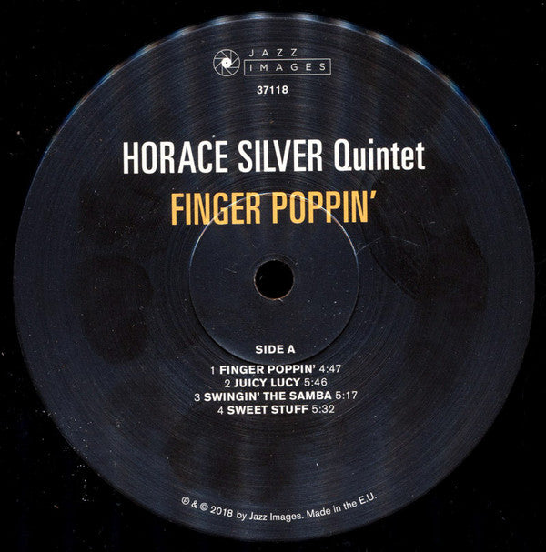 The Horace Silver Quintet : Finger Poppin' (LP, Album, RE, 180)