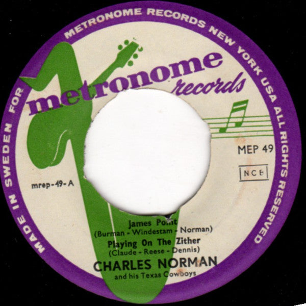 Charles Norman And His Texas Cowboys : James Point (7", EP)