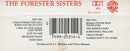 The Forester Sisters : The Forester Sisters (Cass, Album, Club)