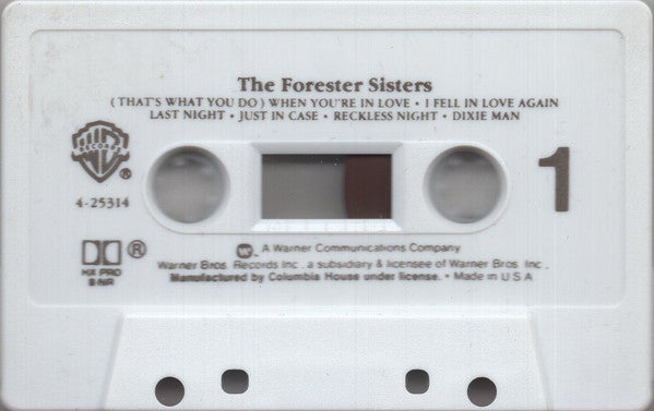 The Forester Sisters : The Forester Sisters (Cass, Album, Club)