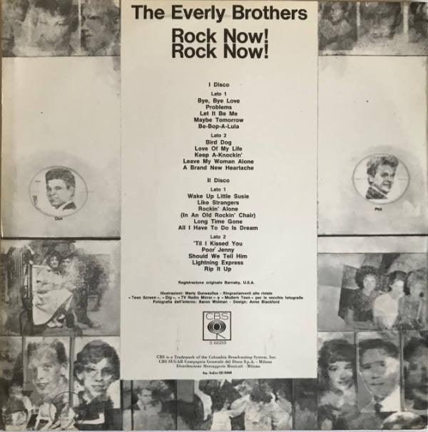 Everly Brothers : Rock Now! Rock Now! (2xLP, Comp)