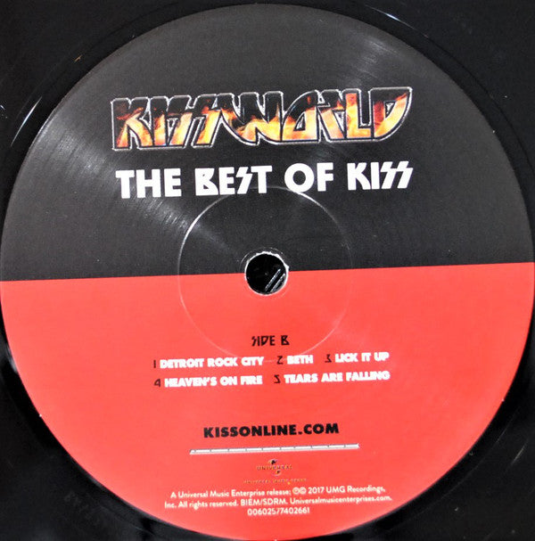 Kiss : Kissworld (The Best Of Kiss) (2xLP, Comp)