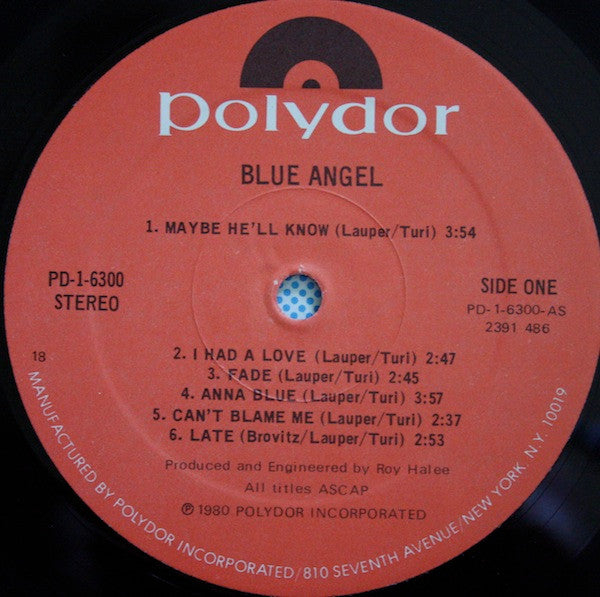 Blue Angel (3) : Blue Angel (LP, Album)