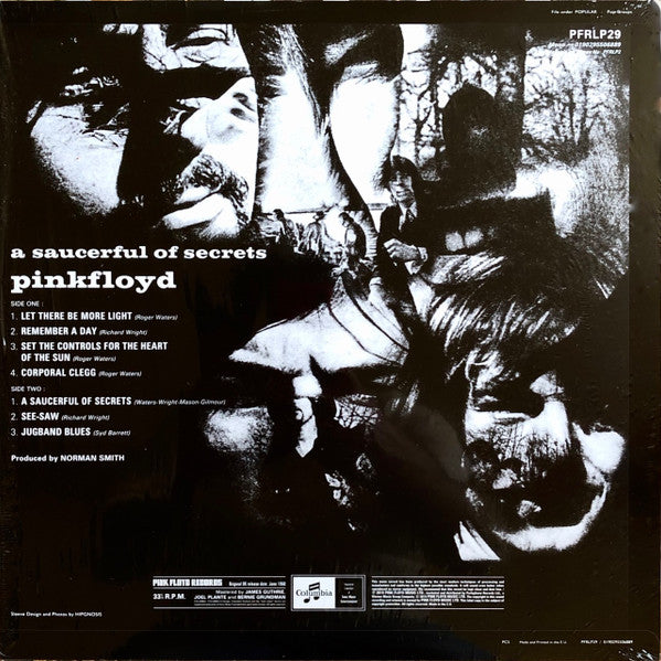 Pink Floyd : A Saucerful Of Secrets (LP, Album, Mono, Ltd, RE, RM, 180)