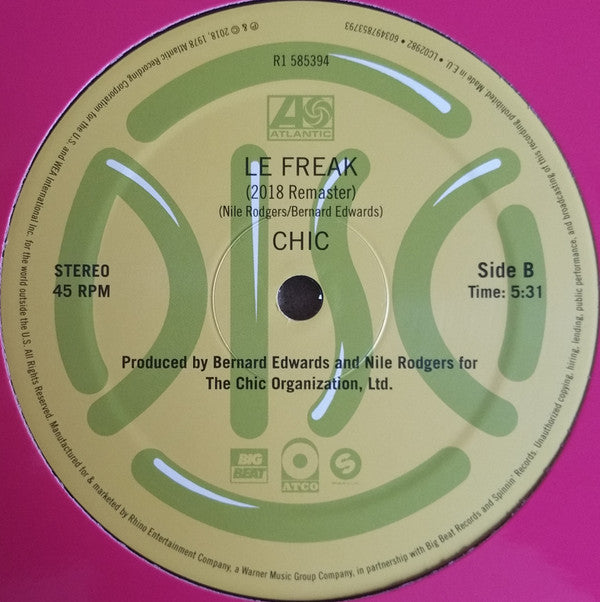 Chic : Le Freak (12", Single)