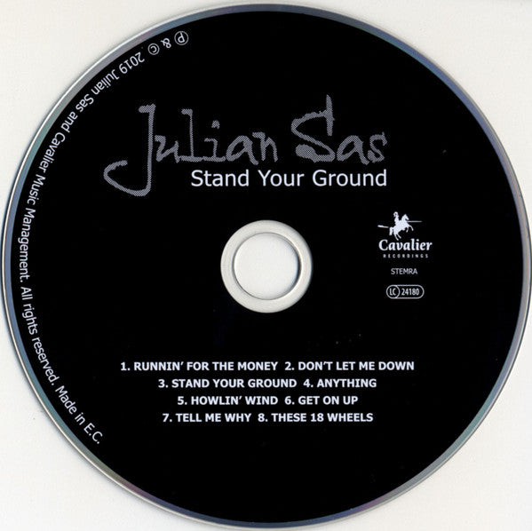 Julian Sas : Stand Your Ground (CD, Album, Dig)