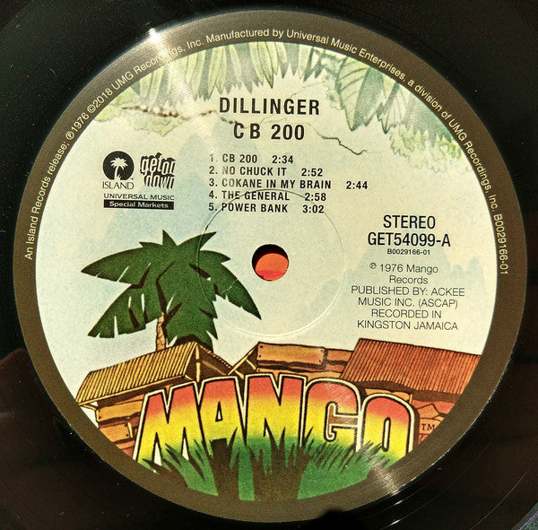 Dillinger : CB 200 (LP, Album, RE)