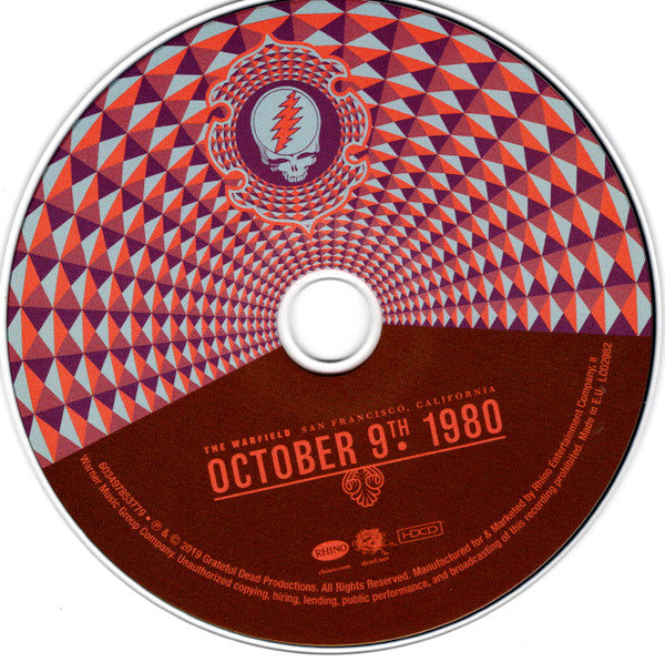 The Grateful Dead : The Warfield, San Francisco, CA 10/9/80 & 10/10/80 (2xHDCD, Album, Ltd)
