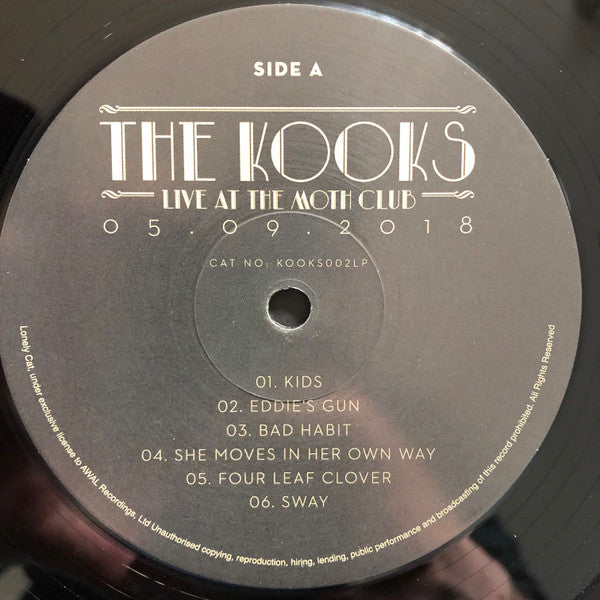 The Kooks : Live At The Moth Club 05.09.2018 (LP, Album)