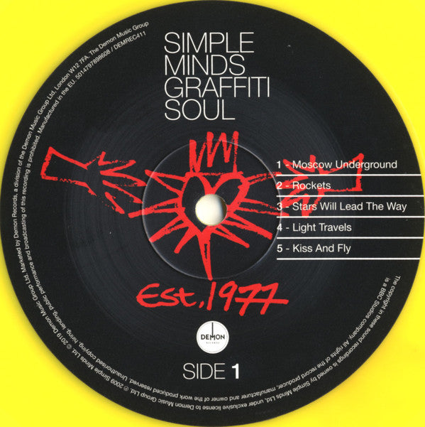 Simple Minds : Graffiti Soul (LP, Album, Yel + LP, Album, Blu + RE)