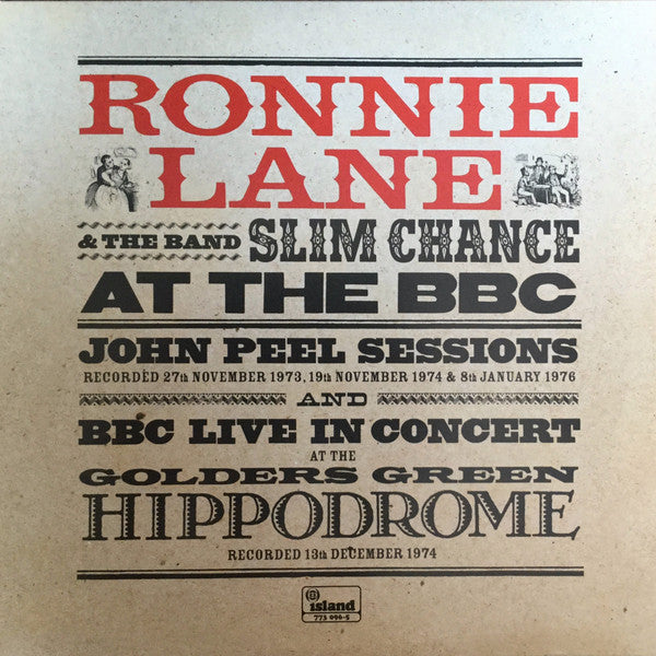 Ronnie Lane & Slim Chance : At the BBC (2xLP, Comp, Ltd, Pin)