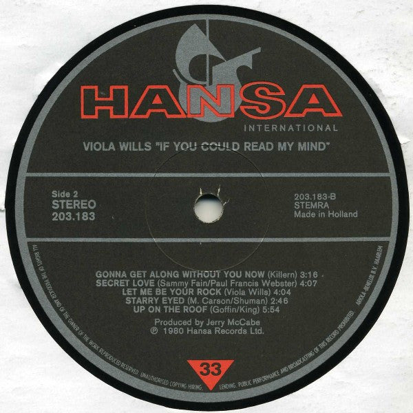 Viola Wills : If You Could Read My Mind (LP, Album)