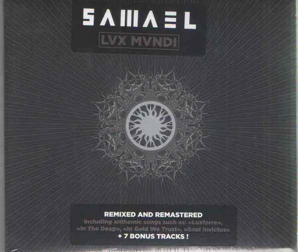 Samael : Lux Mundi (CD, Album + CD + RE, RM, Rem)