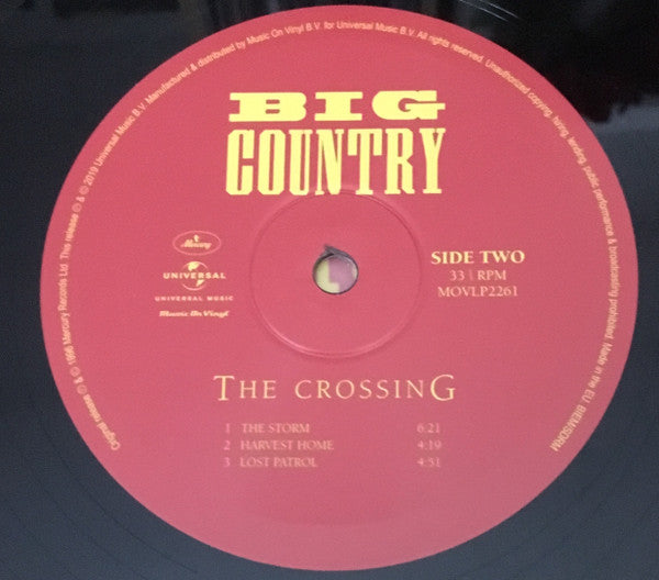 Big Country : The Crossing (2xLP, Album, RE, RM, Exp)