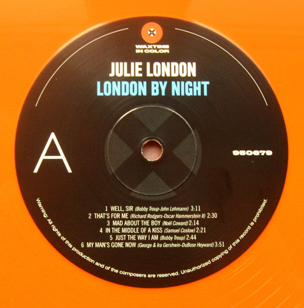 Julie London With Pete King And His Orchestra : London By Night (LP, Album, Ltd, RE, Ora)