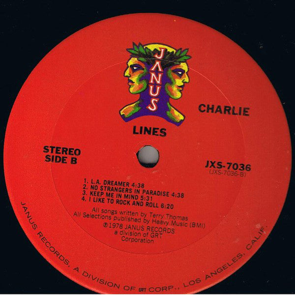 Charlie (5) : Lines (LP, Album, San)