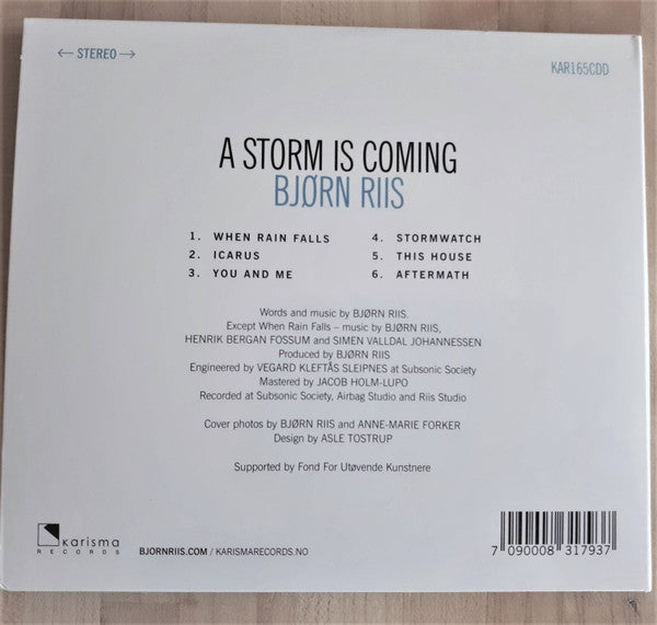 Bjørn Riis : A Storm Is Coming (CD, Album, Dig)