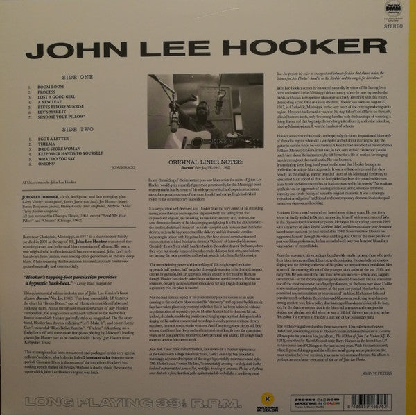 John Lee Hooker : Burnin' (LP, Album, Ltd, RE, Yel)