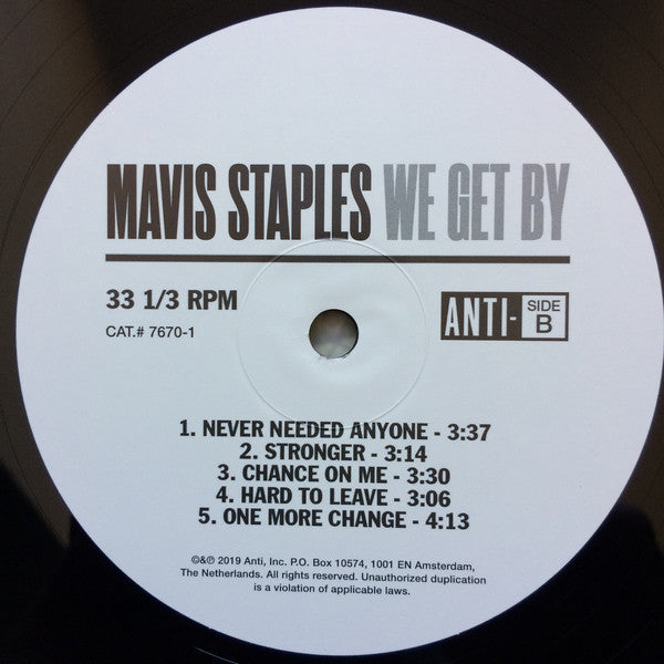 Mavis Staples : We Get By (LP, Album, 180)
