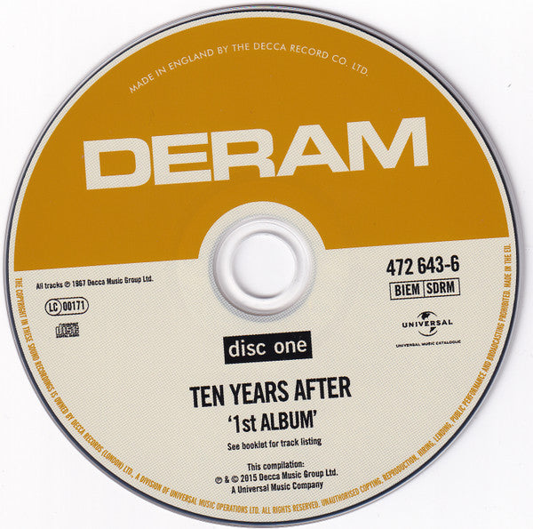 Ten Years After : Ten Years After (2xCD, Comp, Mono, RE, RM)