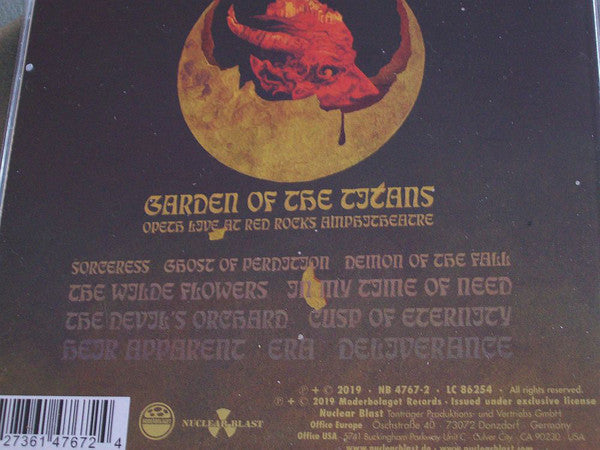 Opeth : Garden Of The Titans: Opeth Live At Red Rocks Amphitheatre (2xCD, Album)