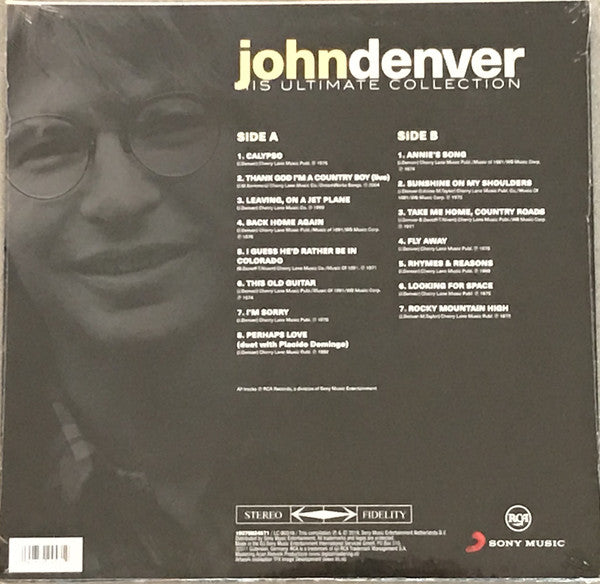 John Denver : His Ultimate Collection (LP, Comp, RM)