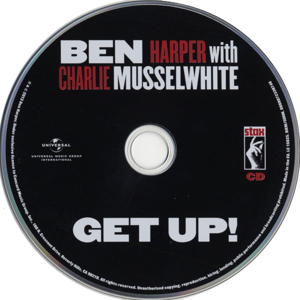 Ben Harper With  Charlie Musselwhite : Get Up!  (CD, Album, RE, Dig)