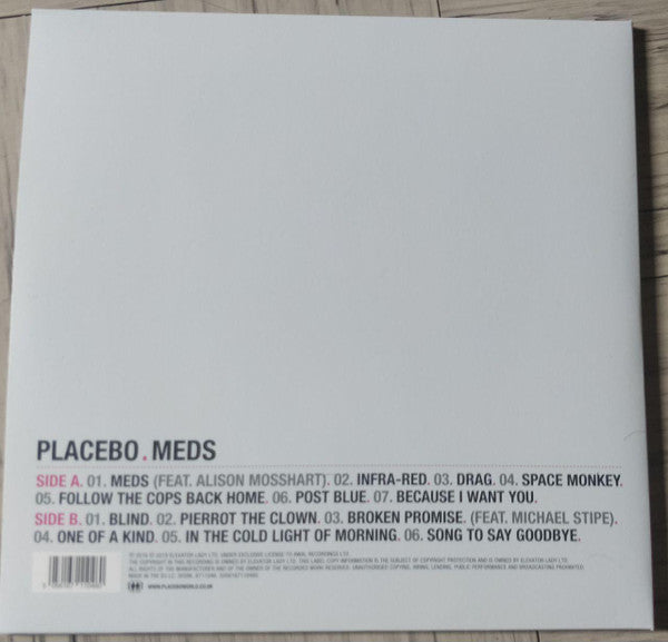 Placebo : Meds (LP, Album, RE, Gat)