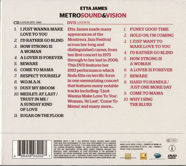 Etta James : The Essential Collection (CD, Comp + DVD-V, PAL)