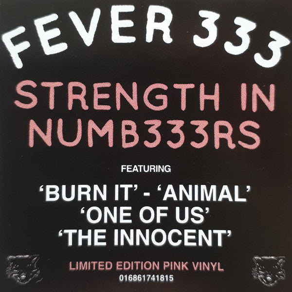 The Fever 333 : Strength In Numb333rs (LP, Album, Ltd, Pin)