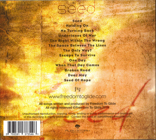 Freedom To Glide : Seed (CD, Album, Dlx, Dig)