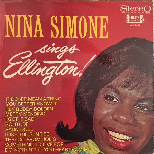 Nina Simone : Nina Simone Sings Ellington (LP, Album, RE)
