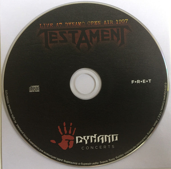 Testament (2) : Live At Dynamo Open Air 1997 (CD, Album)