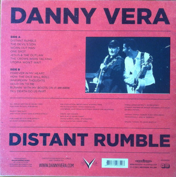 Danny Vera : Distant Rumble (LP, Album)