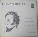 Franz Schubert, Alain Balageas : Valses Nobles Op. 77, Valses Sentimentales Op. 50, Valses Op. 9, 18, 33, 91 Et 127 (LP)