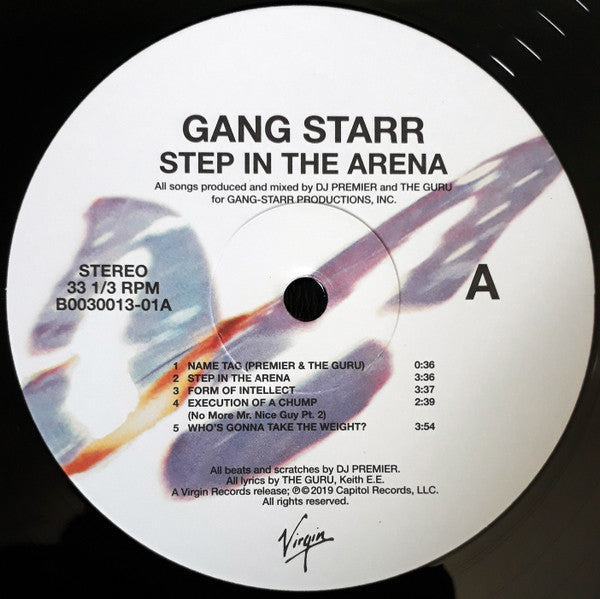 Gang Starr : Step In The Arena (2xLP, Album, RE, 180)