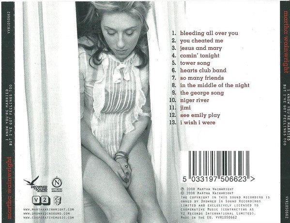 Martha Wainwright : I Know You're Married But I've Got Feelings Too (CD, Album)