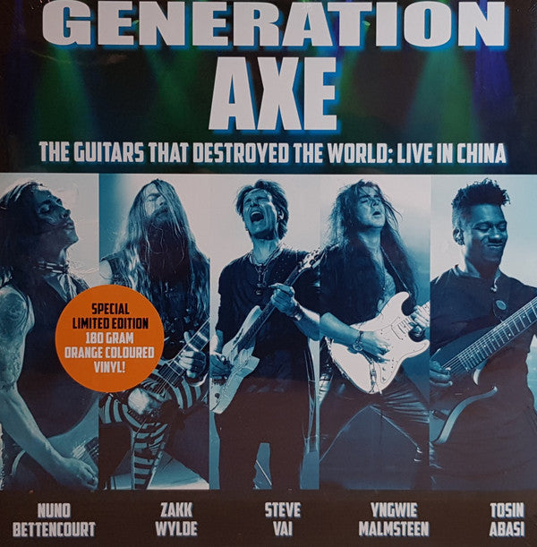Generation Axe : The Guitars That Destroyed The World: Live In China (2xLP, Album, Ltd, S/Edition, Ora)