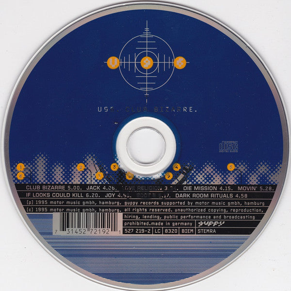 U96 : Club Bizarre (CD, Album, RE)