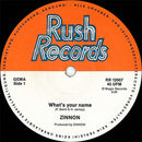 Zinnon* : What's Your Name (Theme From Dr. No) (12")