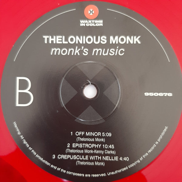 Thelonious Monk Septet : Monk's Music (LP, Album, Ltd, RE, Tra)