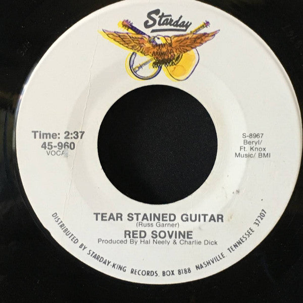 Red Sovine : Go Hide John / Tear Stained Guitar (7", Single)