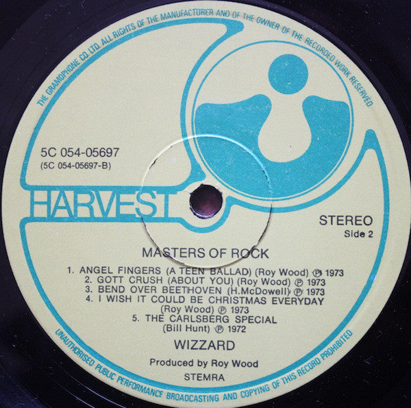 Wizzard (2) : Masters Of Rock (LP, Comp)
