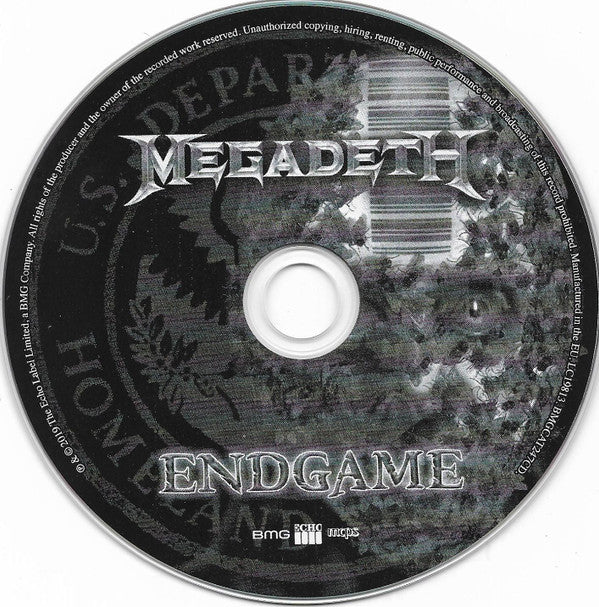 Megadeth : Endgame (CD, Album, RE, RM, Dig)