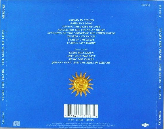 Tears For Fears : The Seeds Of Love (CD, Album, RE, RM)