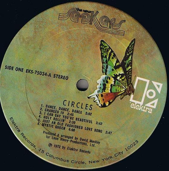 The New Seekers : Circles (LP, Album)