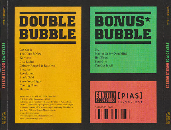 Stereo MC's : Double Bubble (2xCD, Album)