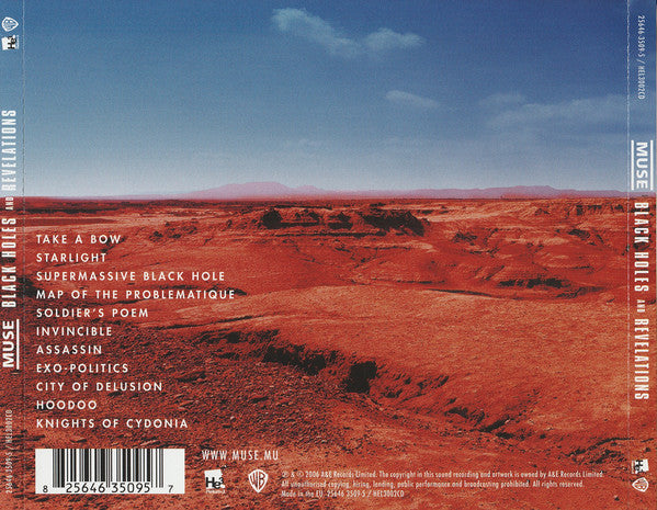 Muse : Black Holes & Revelations (CD, Album, RE)