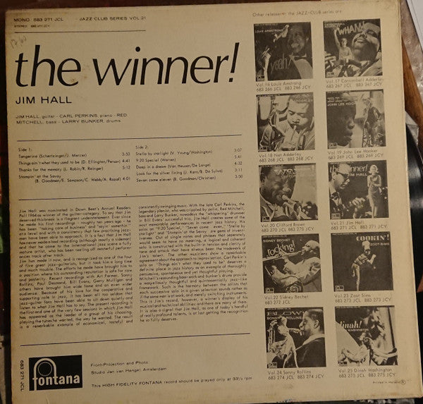 Jim Hall : The Winner! (LP, Album, Mono)
